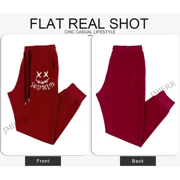JMIERR Mens Sweatpants Tapered Gym Running Workout Pants Athletic Drawstring Joggers with Pockets