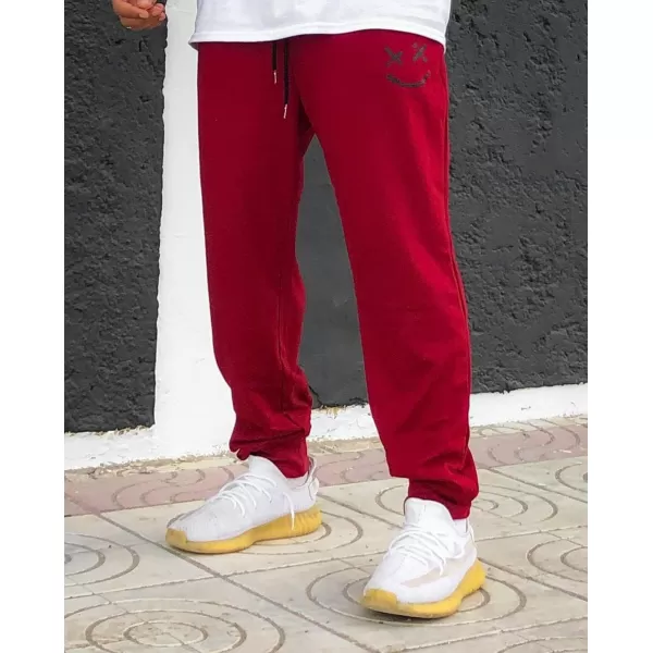 JMIERR Mens Sweatpants Tapered Gym Running Workout Pants Athletic Drawstring Joggers with Pockets