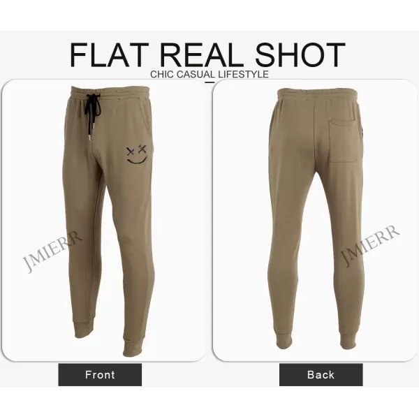 JMIERR Mens Sweatpants Tapered Gym Running Workout Pants Athletic Drawstring Joggers with Pockets