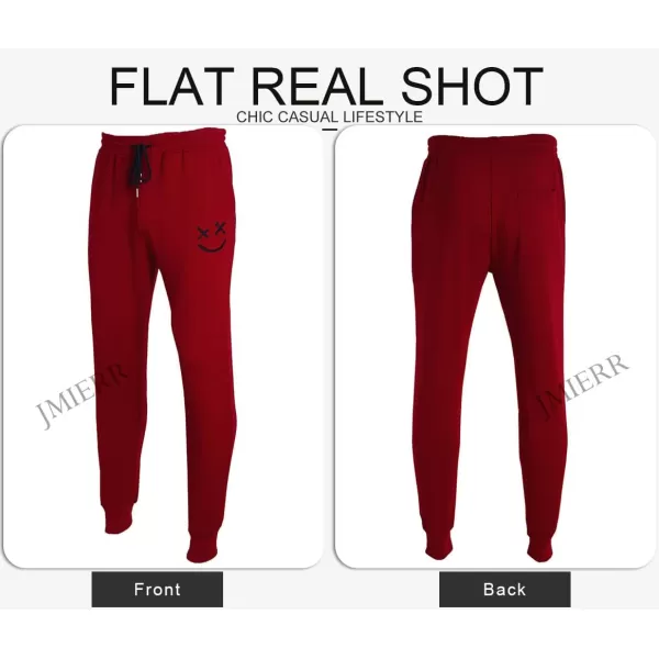 JMIERR Mens Sweatpants Tapered Gym Running Workout Pants Athletic Drawstring Joggers with Pockets