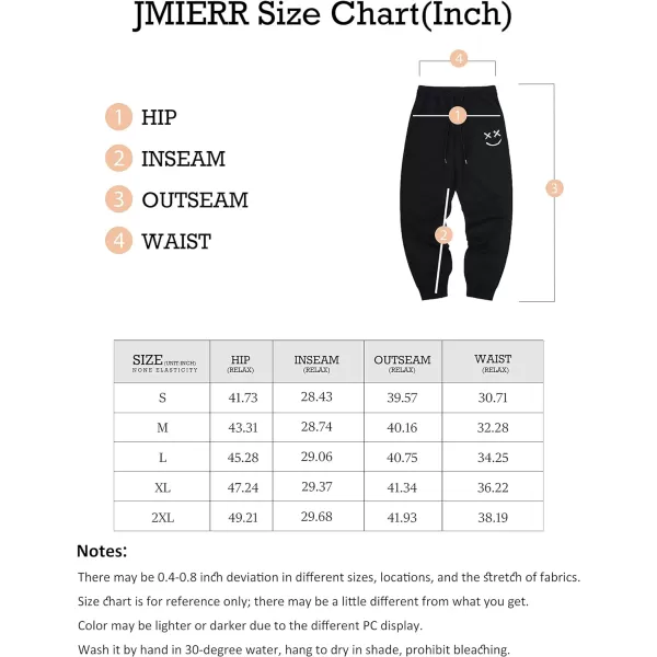 JMIERR Mens Sweatpants Tapered Gym Running Workout Pants Athletic Drawstring Joggers with Pockets