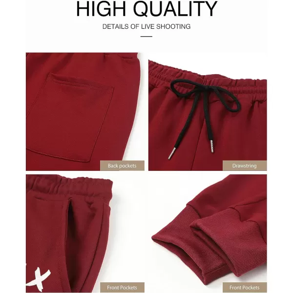 JMIERR Mens Sweatpants Tapered Gym Running Workout Pants Athletic Drawstring Joggers with Pockets