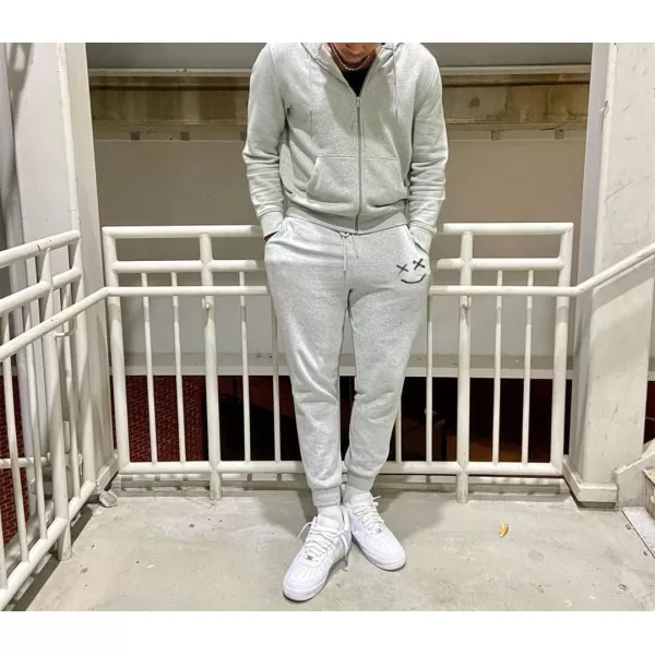 JMIERR Mens Sweatpants Tapered Gym Running Workout Pants Athletic Drawstring Joggers with Pockets