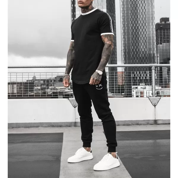 JMIERR Mens Sweatpants Tapered Gym Running Workout Pants Athletic Drawstring Joggers with Pockets