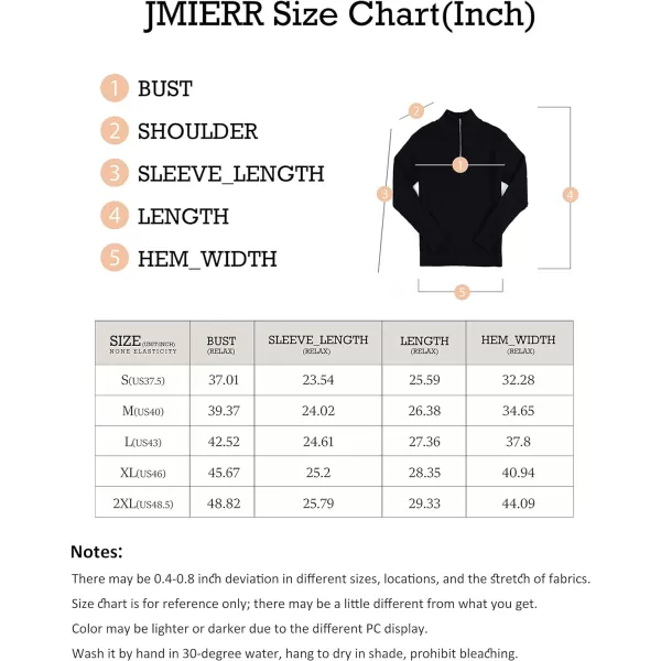 JMIERR Sweaters for Men Winter Slim Fit Mock Neck Polo Polluver Christmas Quarter-Zip Sweaters with Ribbed Edge