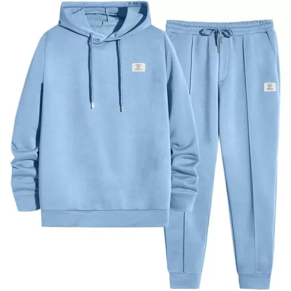 JMIERR Men's 2 Piece Outfits Hoodie Sweatshirt Tracksuit &amp; Joggers Sweatpants Sweatsuit Set