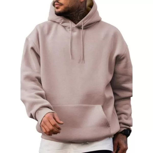JMIERR Mens 2024 Casual Cotton Hooded Collar Drawstring Hoodies Pullover Sweatshirts Casual Long Sleeve Shirts