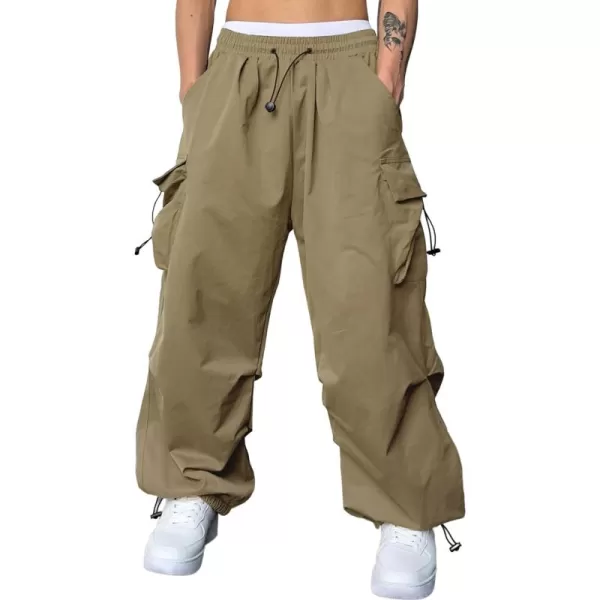 JMIERR Men's Baggy Cargo Pants Trendy Casual Parachute Pant Loose Fit Harem Joggers with Pockets for Streetwear