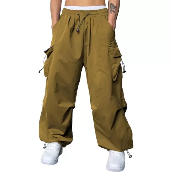 JMIERR Men's Baggy Cargo Pants Trendy Casual Parachute Pant Loose Fit Harem Joggers with Pockets for Streetwear