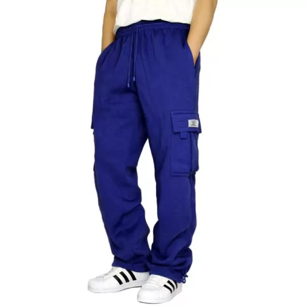 JMIERR Men's Cargo Sweatpants Wide Leg Joggers Pants with 5 Pockets for Athletic, Workout, Jogging, Running