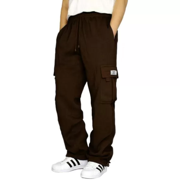JMIERR Men's Cargo Sweatpants Wide Leg Joggers Pants with 5 Pockets for Athletic, Workout, Jogging, Running