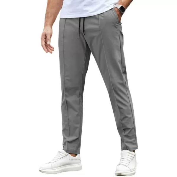 JMIERR Mens Casual Joggers Pants Stretch Drawstring Glof Slim-Fit Pants for Men Chino Hiking Gym Pant Sweatpants with Pockets