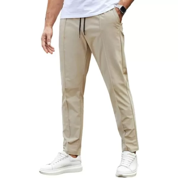 JMIERR Mens Casual Joggers Pants Stretch Drawstring Glof Slim-Fit Pants for Men Chino Hiking Gym Pant Sweatpants with Pockets