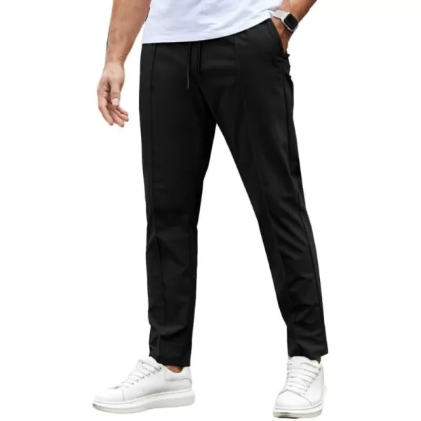 JMIERR Mens Casual Joggers Pants Stretch Drawstring Glof Slim-Fit Pants for Men Chino Hiking Gym Pant Sweatpants with Pockets