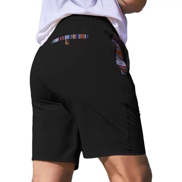 JMIERR Men's Casual Shorts 5"/ 7" Drawstring Summer Quick Dry Beach Stretch Waist Golf Athletic Gym Short