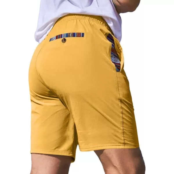 JMIERR Men's Casual Shorts 5"/ 7" Drawstring Summer Quick Dry Beach Stretch Waist Golf Athletic Gym Short