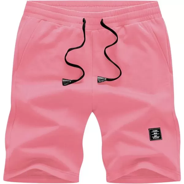 JMIERR Mens Cotton Sweat Shorts with 3 Pockets Workout Lounge Jogger Athletic Shorts 7 inch Inseam Running Shorts