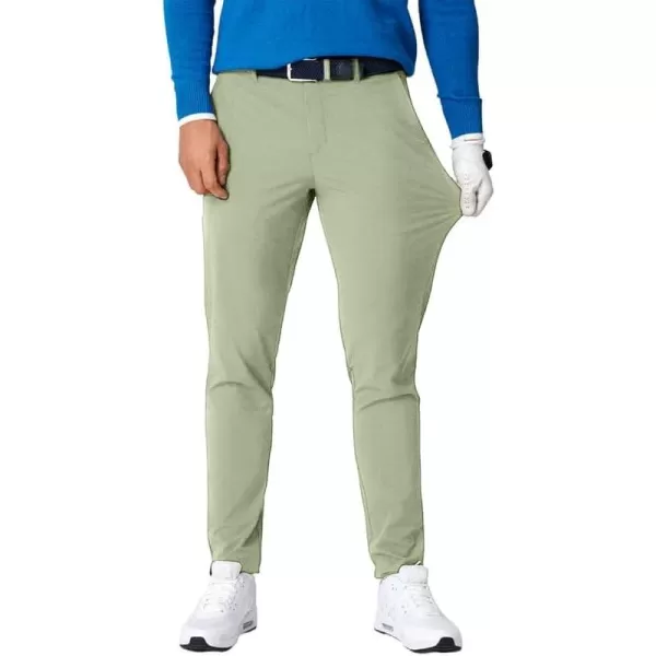 JMIERR Mens Golf Pants Slim Fit Stretch Dress Pants Running Travel Casual Pants with Pockets