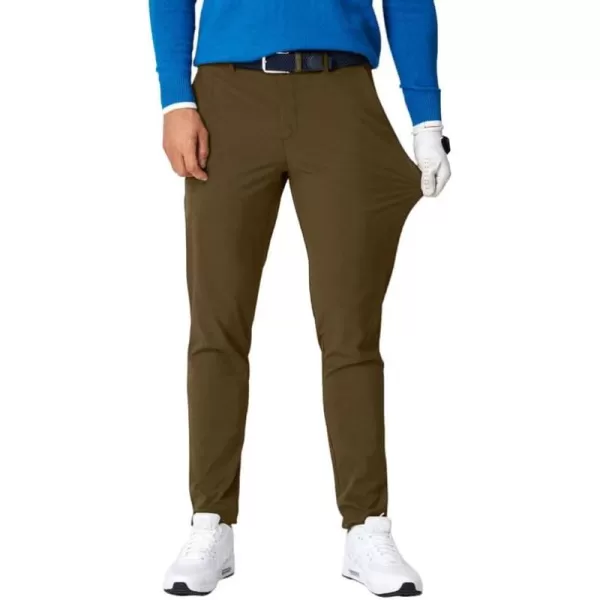 JMIERR Mens Golf Pants Slim Fit Stretch Dress Pants Running Travel Casual Pants with Pockets
