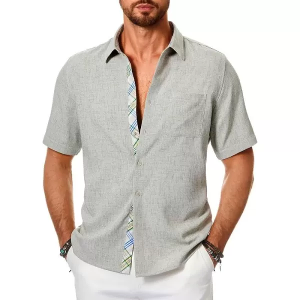 JMIERR Mens Shirts Short Sleeve Casual Summer Button Down Beach Hawaiian Shirt with Pocket