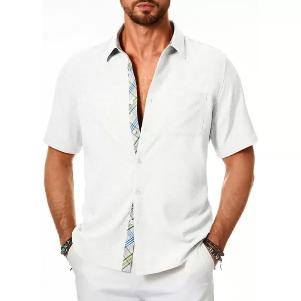 JMIERR Mens Shirts Short Sleeve Casual Summer Button Down Beach Hawaiian Shirt with Pocket
