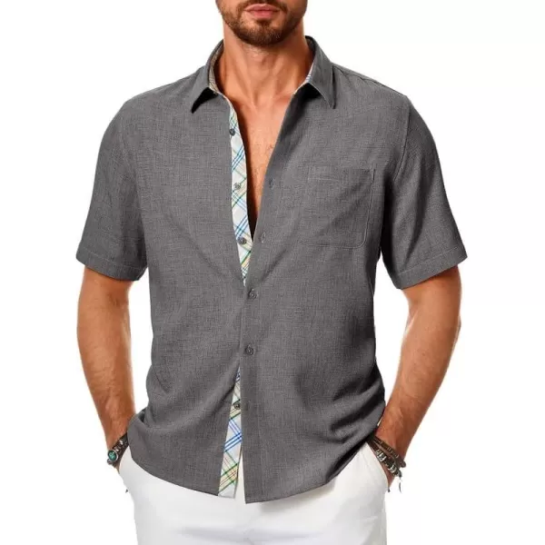 JMIERR Mens Shirts Short Sleeve Casual Summer Button Down Beach Hawaiian Shirt with Pocket