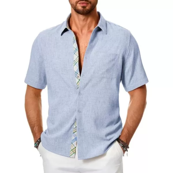 JMIERR Mens Shirts Short Sleeve Casual Summer Button Down Beach Hawaiian Shirt with Pocket