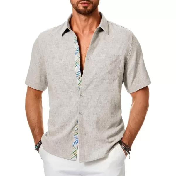 JMIERR Mens Shirts Short Sleeve Casual Summer Button Down Beach Hawaiian Shirt with Pocket