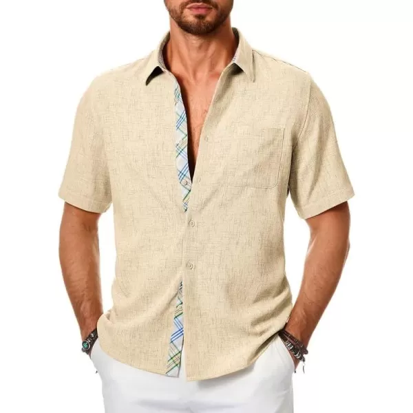 JMIERR Mens Shirts Short Sleeve Casual Summer Button Down Beach Hawaiian Shirt with Pocket