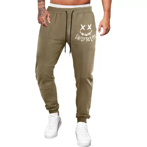 JMIERR Mens Sweatpants Tapered Gym Running Workout Pants Athletic Drawstring Joggers with Pockets