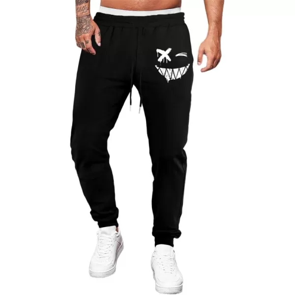 JMIERR Mens Sweatpants Tapered Gym Running Workout Pants Athletic Drawstring Joggers with Pockets