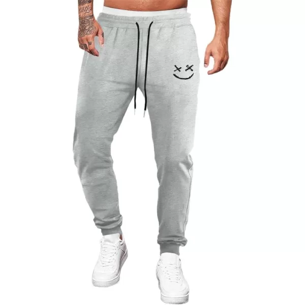 JMIERR Mens Sweatpants Tapered Gym Running Workout Pants Athletic Drawstring Joggers with Pockets