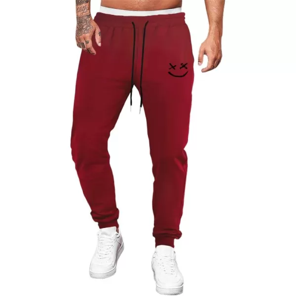 JMIERR Mens Sweatpants Tapered Gym Running Workout Pants Athletic Drawstring Joggers with Pockets