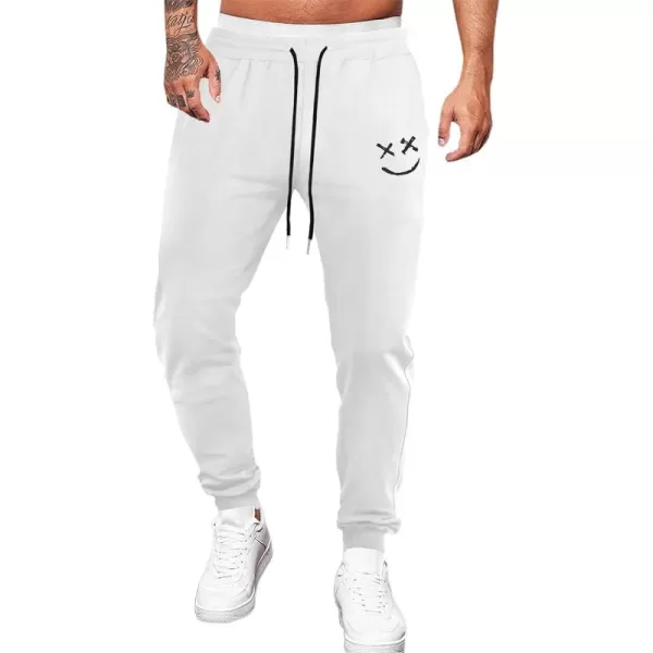 JMIERR Mens Sweatpants Tapered Gym Running Workout Pants Athletic Drawstring Joggers with Pockets