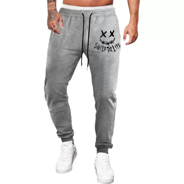 JMIERR Mens Sweatpants Tapered Gym Running Workout Pants Athletic Drawstring Joggers with Pockets
