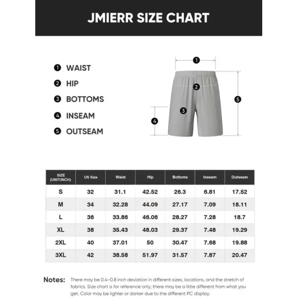 JMIERR Men's Gym Shorts Linerless 5" Quick Dry Workout Running Shorts with Zip Pockets Sports Athletic Shorts