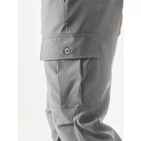 JMIERR Mens Casual Cargo Joggers Pants Elastic Waist Drawstring Stretch Relaxed Fit Work Pants Tapered Sweatpants