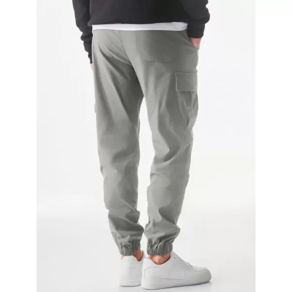 JMIERR Mens Casual Cargo Joggers Pants Elastic Waist Drawstring Stretch Relaxed Fit Work Pants Tapered Sweatpants
