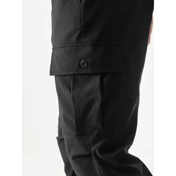 JMIERR Mens Casual Cargo Joggers Pants Elastic Waist Drawstring Stretch Relaxed Fit Work Pants Tapered Sweatpants