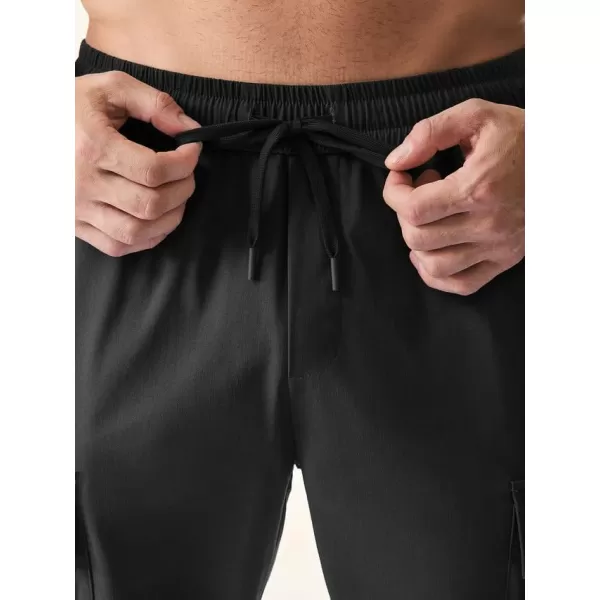 JMIERR Mens Casual Cargo Joggers Pants Elastic Waist Drawstring Stretch Relaxed Fit Work Pants Tapered Sweatpants