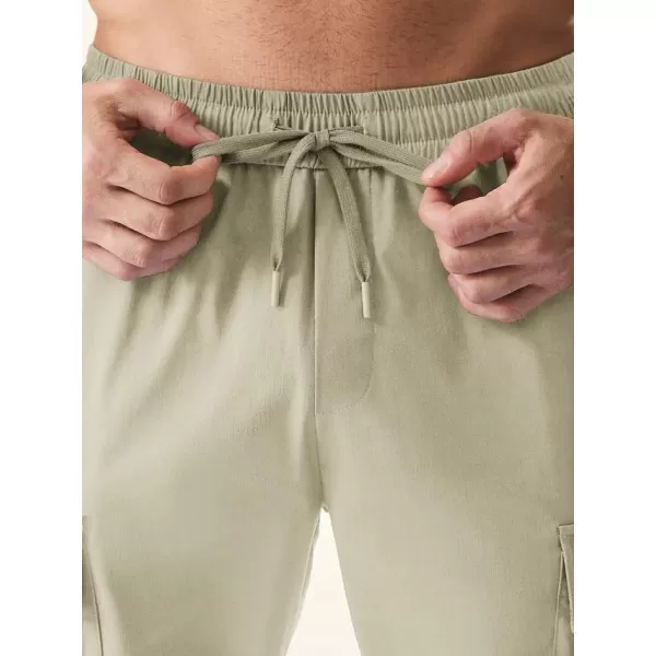 JMIERR Mens Casual Cargo Joggers Pants Elastic Waist Drawstring Stretch Relaxed Fit Work Pants Tapered Sweatpants