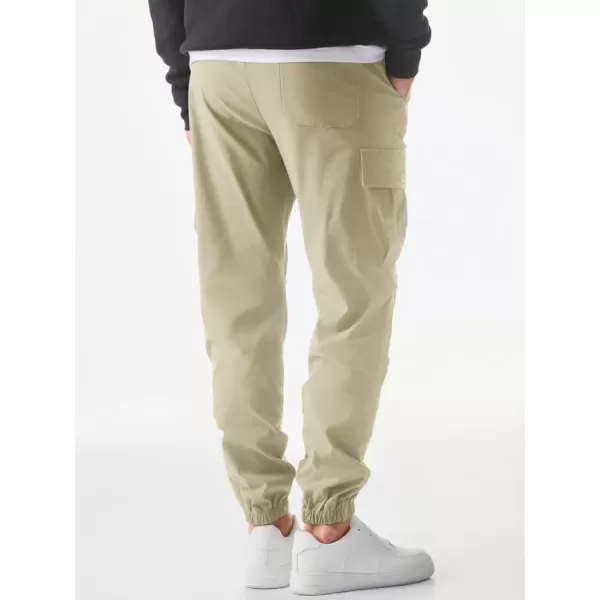 JMIERR Mens Casual Cargo Joggers Pants Elastic Waist Drawstring Stretch Relaxed Fit Work Pants Tapered Sweatpants