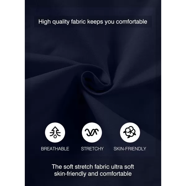 JMIERR Mens Casual Shorts - Cotton Drawstring Summer Beach Stretch Twill Chino Golf Shorts