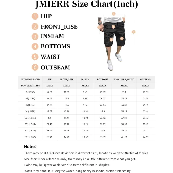 JMIERR Mens Casual Twill Cargo Shorts Cotton Drawstring Classic Cargo Stretch Short with 6 Pockets