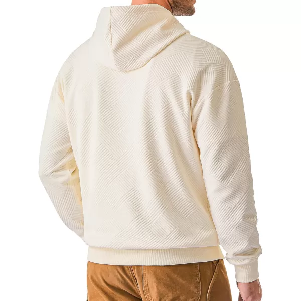 JMIERR Men's Hoodies Sweatshirts Geometric Texture Hooded Collar Drawstring Long Sleeve Casual Pullover Shirt