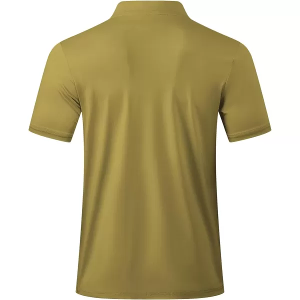 JMIERR Men's Polo Henley Shirt Moisture Wicking Quick Dry Summer Casual Short Sleeve Golf Polo T Shirts