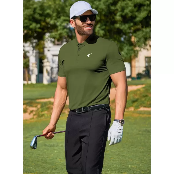 JMIERR Men's Polo Henley Shirt Moisture Wicking Quick Dry Summer Casual Short Sleeve Golf Polo T Shirts