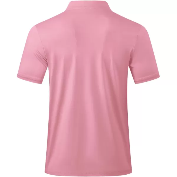 JMIERR Men's Polo Henley Shirt Moisture Wicking Quick Dry Summer Casual Short Sleeve Golf Polo T Shirts