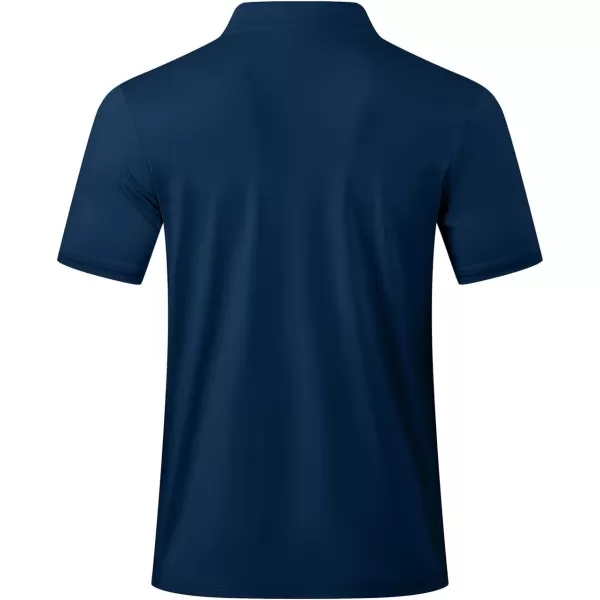JMIERR Men's Polo Henley Shirt Moisture Wicking Quick Dry Summer Casual Short Sleeve Golf Polo T Shirts