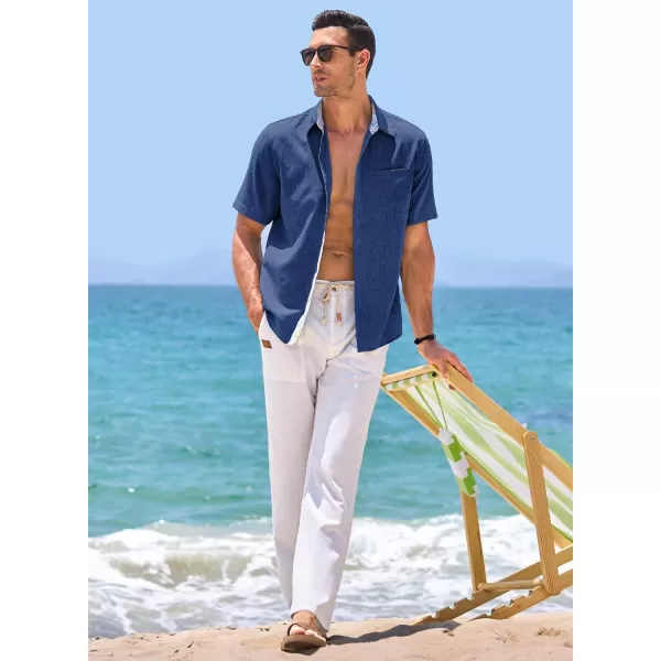 JMIERR Men‘s Shirts Short Sleeve Summer Button Down Casual Beach Hawaiian Shirt with Pocket